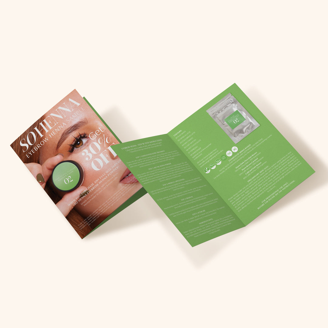 SO HENNA PUDER DO BRWI, SASZETKA 1G