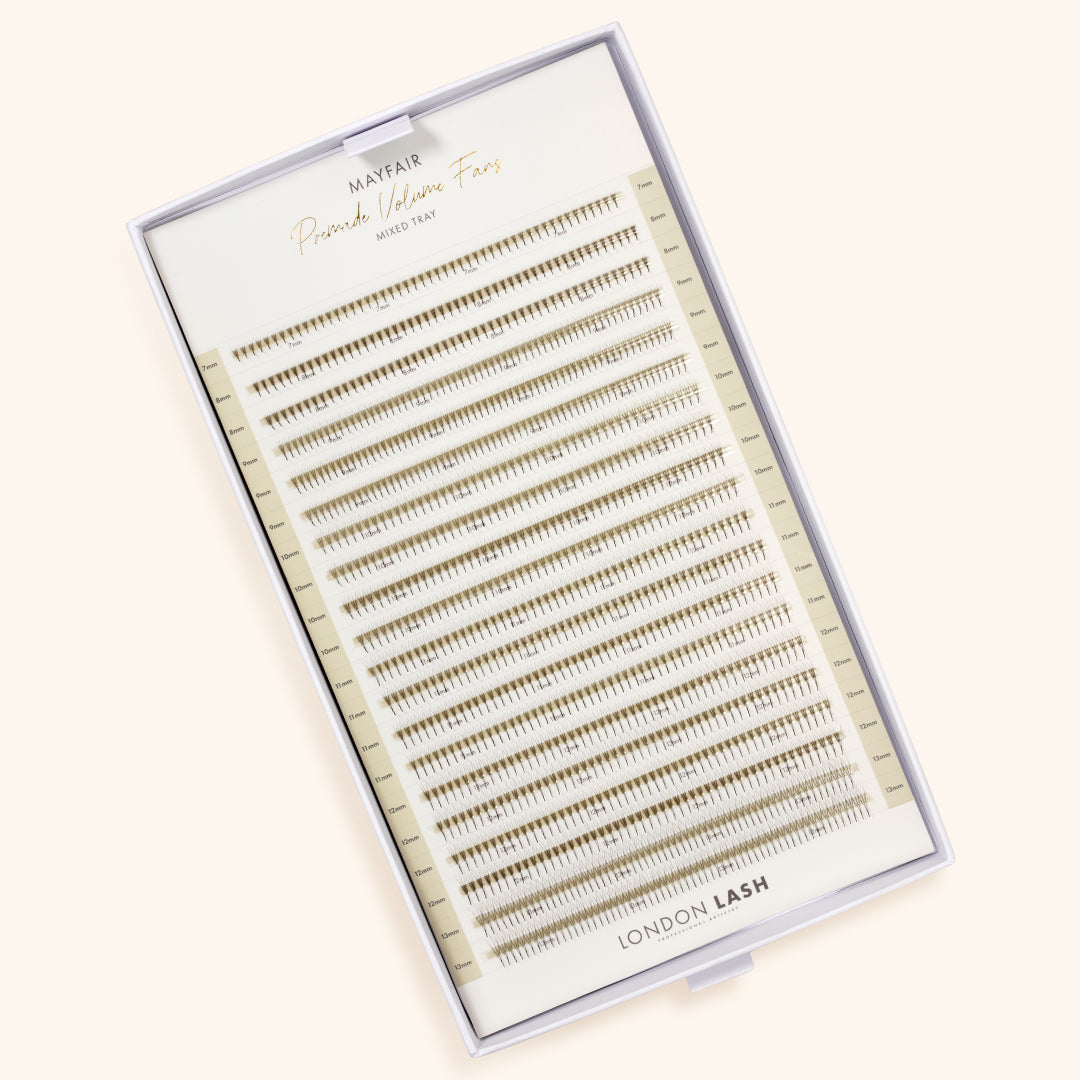 Narrow Premade/Promade Fans 3D 0.07 1000 fans - Mixed and Single Lengths