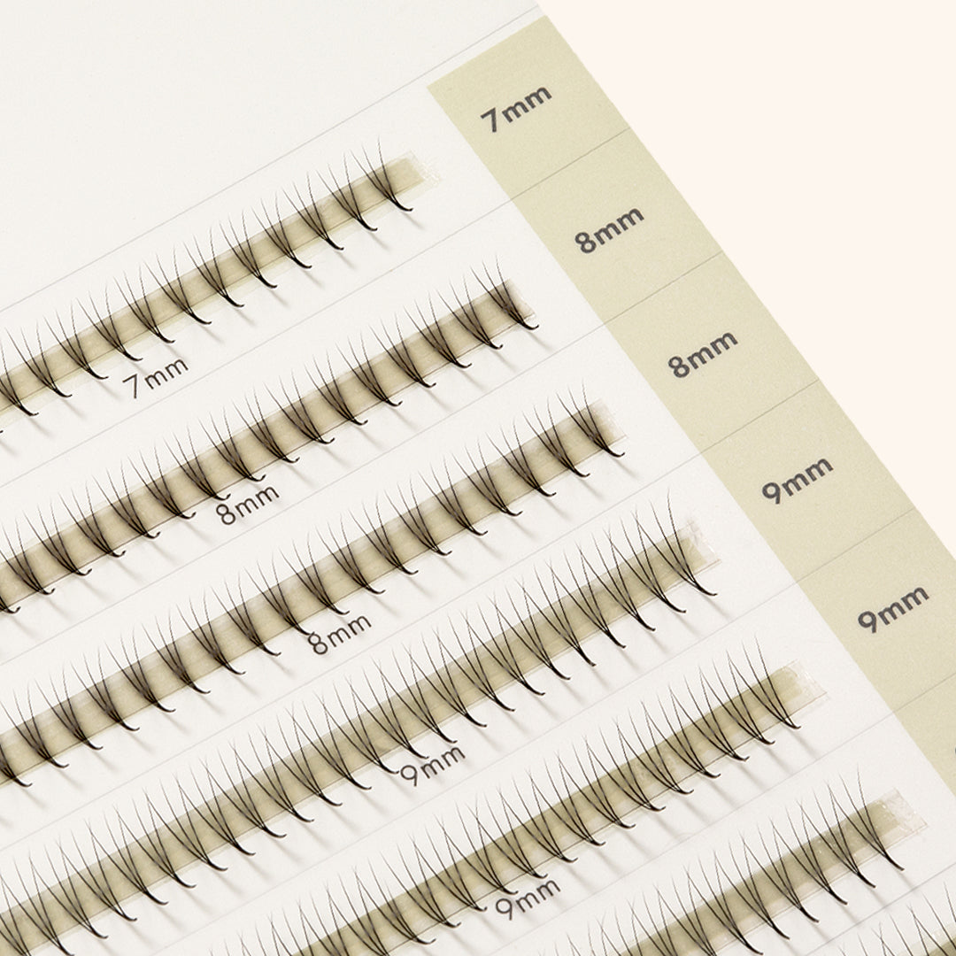 Narrow Premade/Promade Fans 3D 0.07 1000 fans - Mixed and Single Lengths