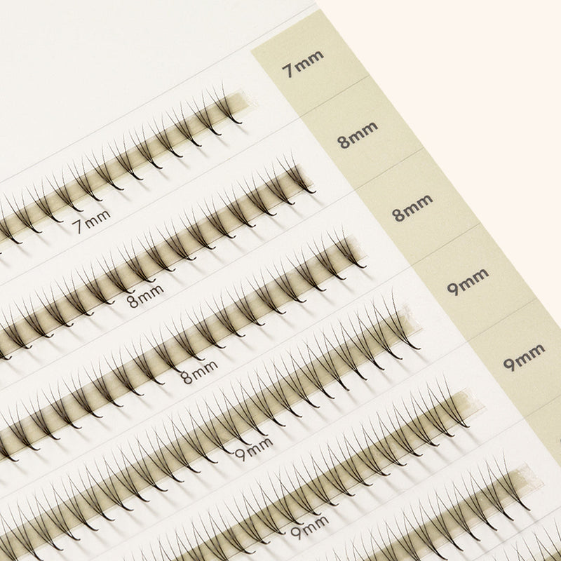 Narrow Premade/Promade Fans 3D 0.07 1000 fans - Mixed and Single Lengths