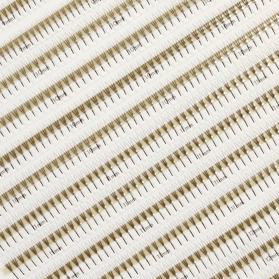 Wąskie Premade/Promade Fans 3D 0,07 1000 fans — długości mieszane i pojedyncze