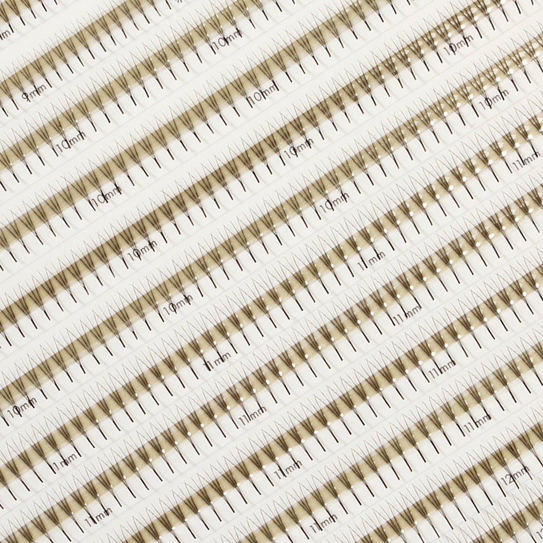 Narrow Premade/Promade Fans 3D 0.07 1000 fans - Mixed and Single Lengths