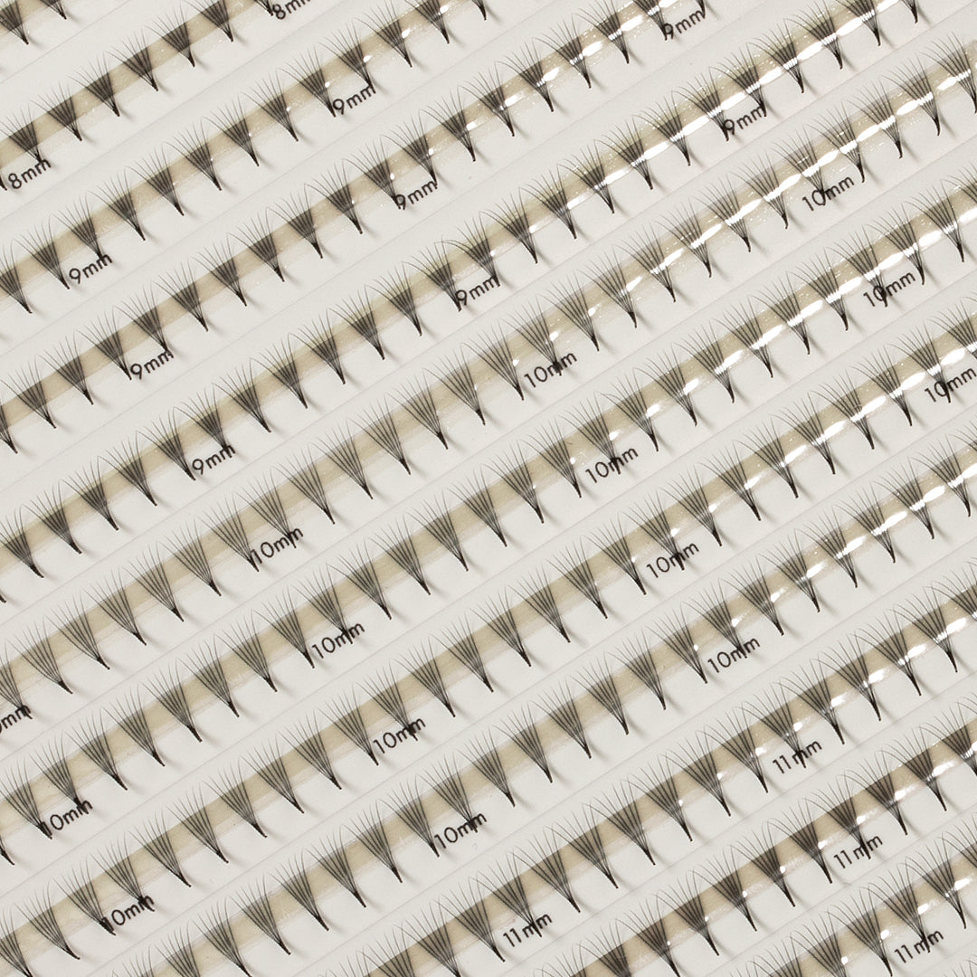 Narrow Premade/Promade Fans 6D 0.06 600 fans - Mixed and Single Lengths