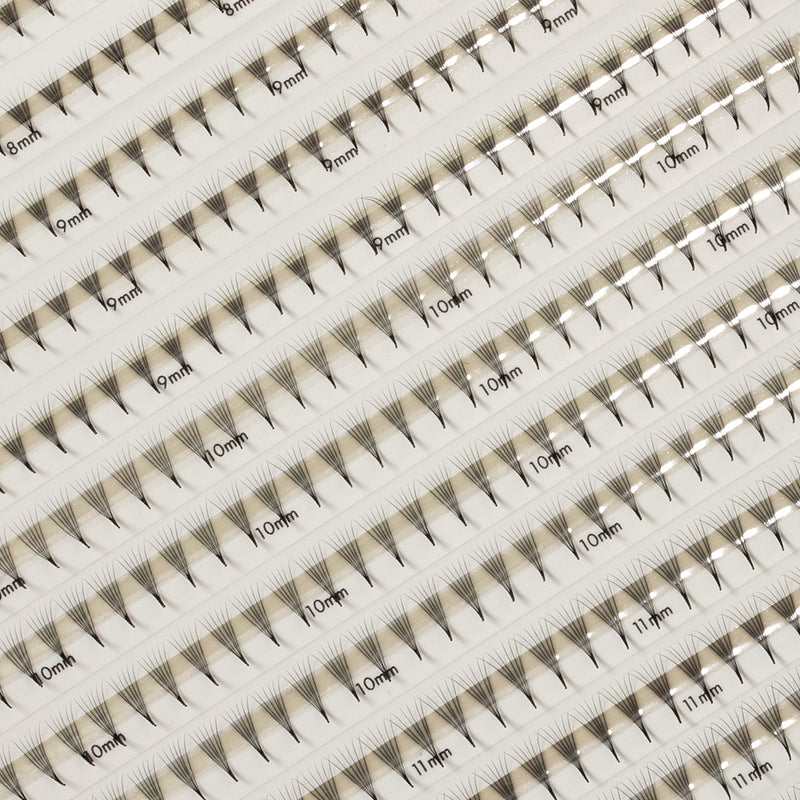 Narrow Premade/Promade Fans 6D 0.06 600 fans - Mixed and Single Lengths